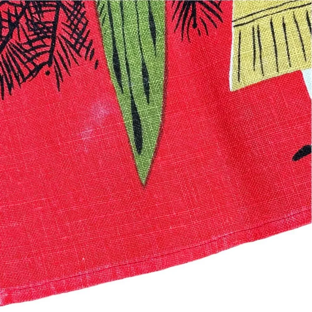 Fallani & Cohn Linen Tammis Keefe Holiday Decorative Dish / Tea Towel